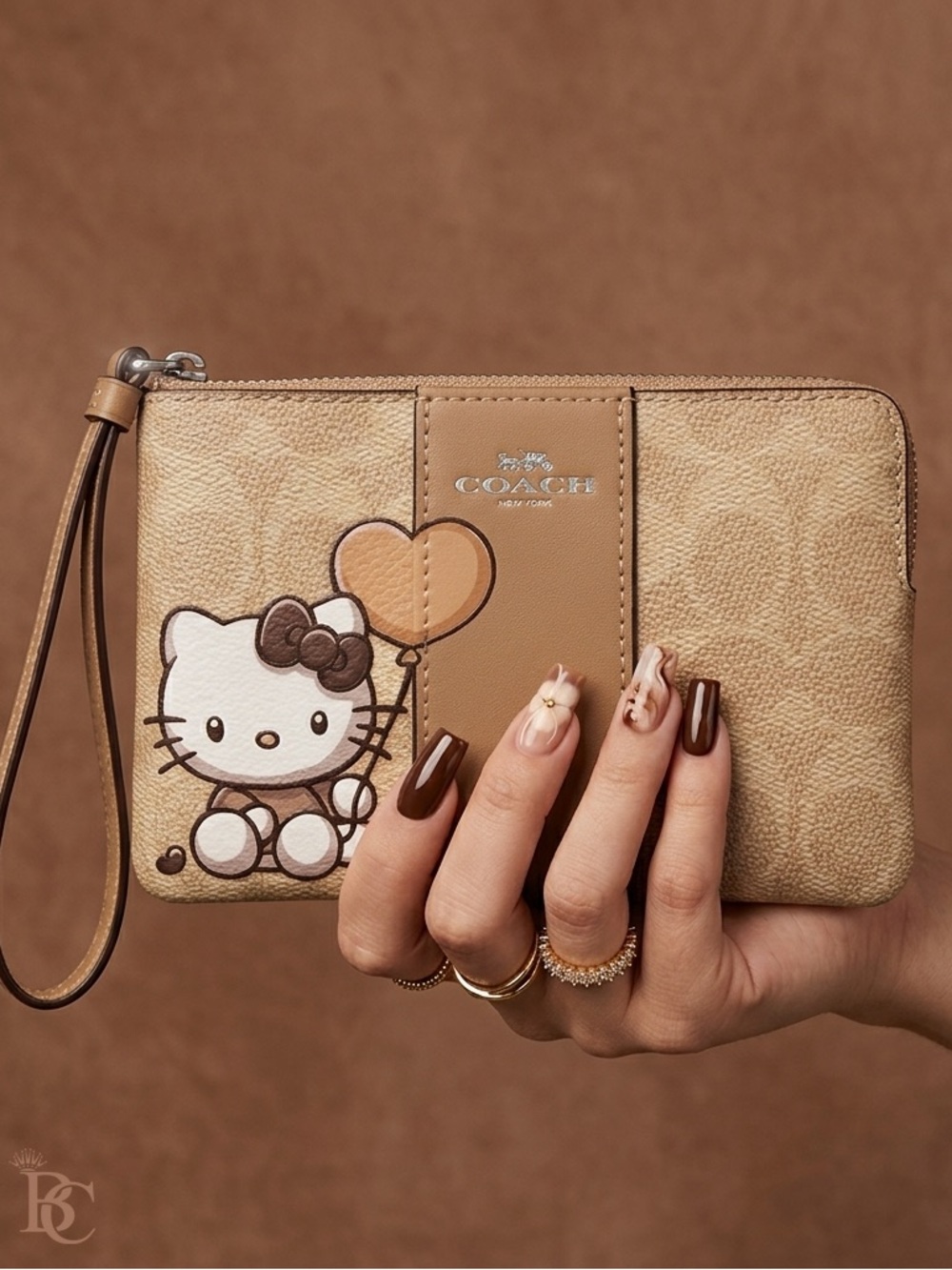 Custom Coach X Hello Kitty Wristlet 🎀✨